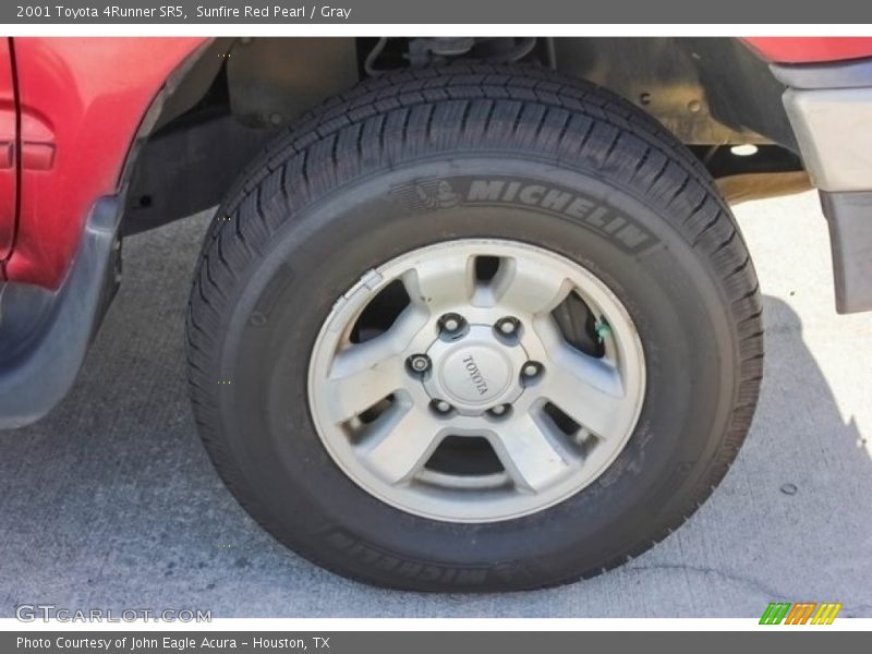Sunfire Red Pearl / Gray 2001 Toyota 4Runner SR5