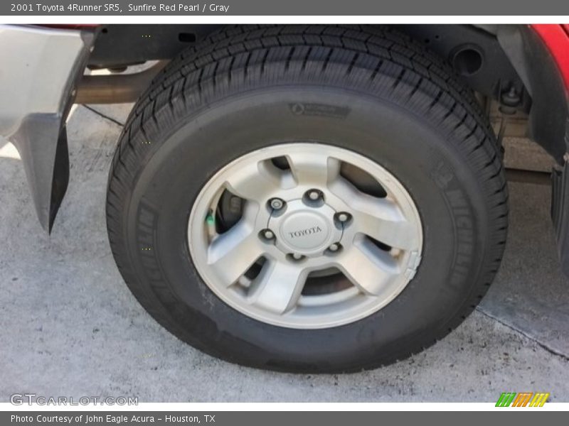 Sunfire Red Pearl / Gray 2001 Toyota 4Runner SR5