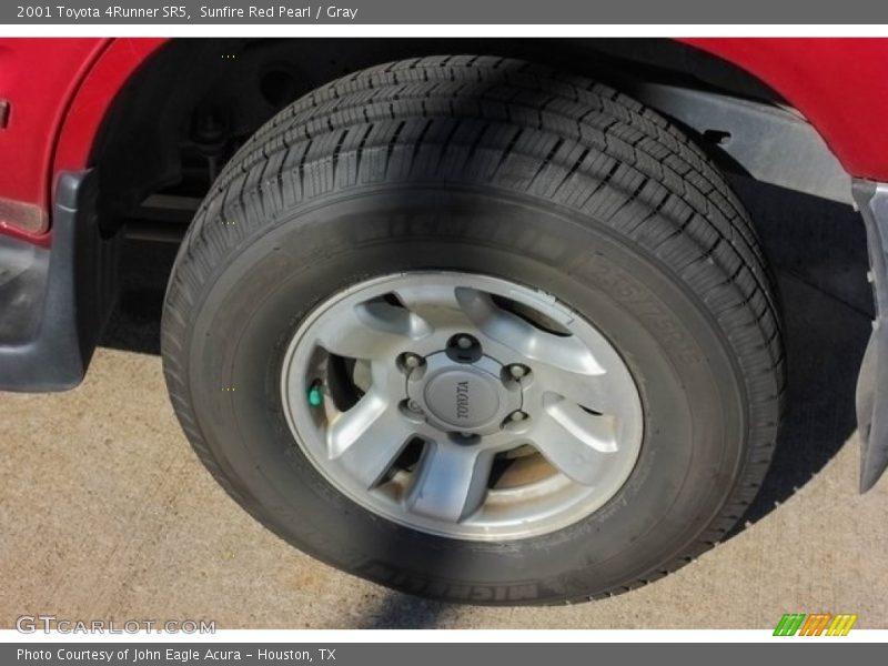 Sunfire Red Pearl / Gray 2001 Toyota 4Runner SR5