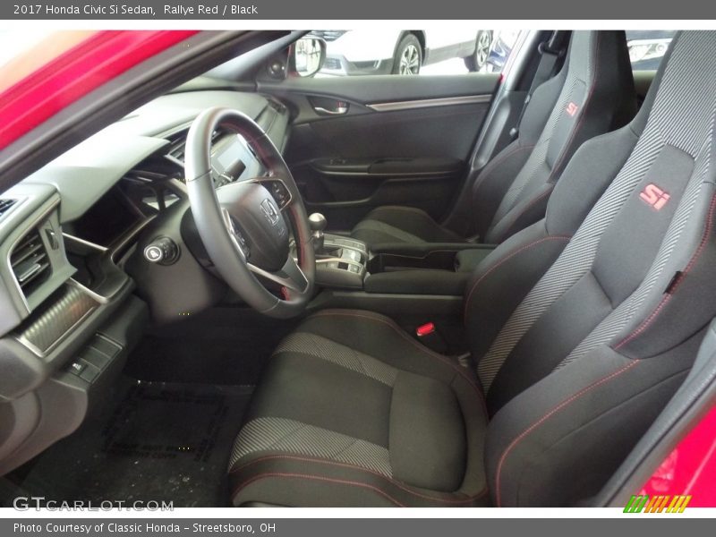Rallye Red / Black 2017 Honda Civic Si Sedan