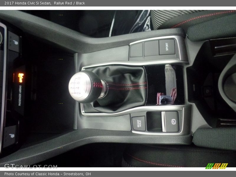Rallye Red / Black 2017 Honda Civic Si Sedan