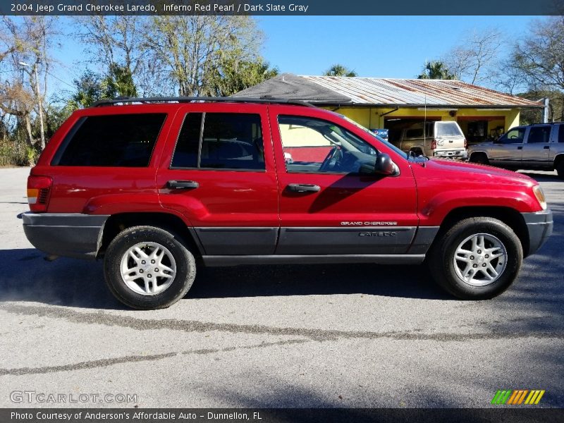 Inferno Red Pearl / Dark Slate Gray 2004 Jeep Grand Cherokee Laredo