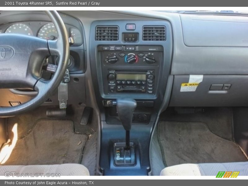 Sunfire Red Pearl / Gray 2001 Toyota 4Runner SR5