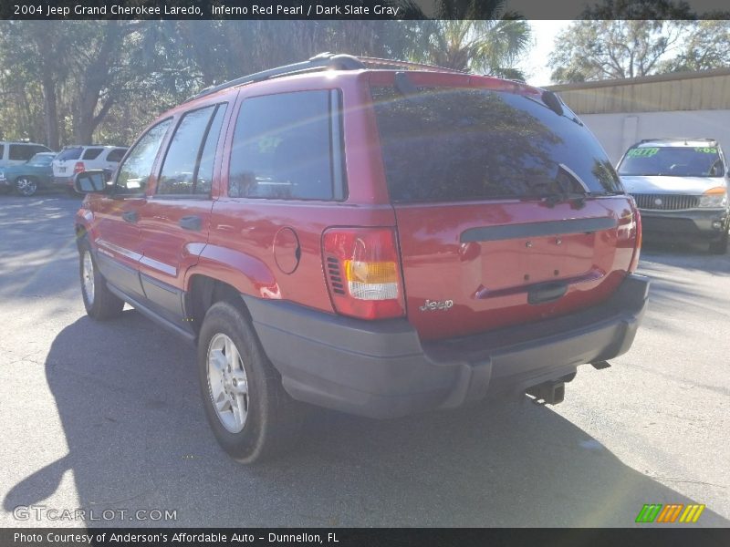 Inferno Red Pearl / Dark Slate Gray 2004 Jeep Grand Cherokee Laredo