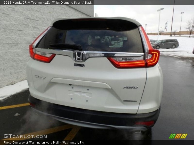 White Diamond Pearl / Black 2018 Honda CR-V Touring AWD