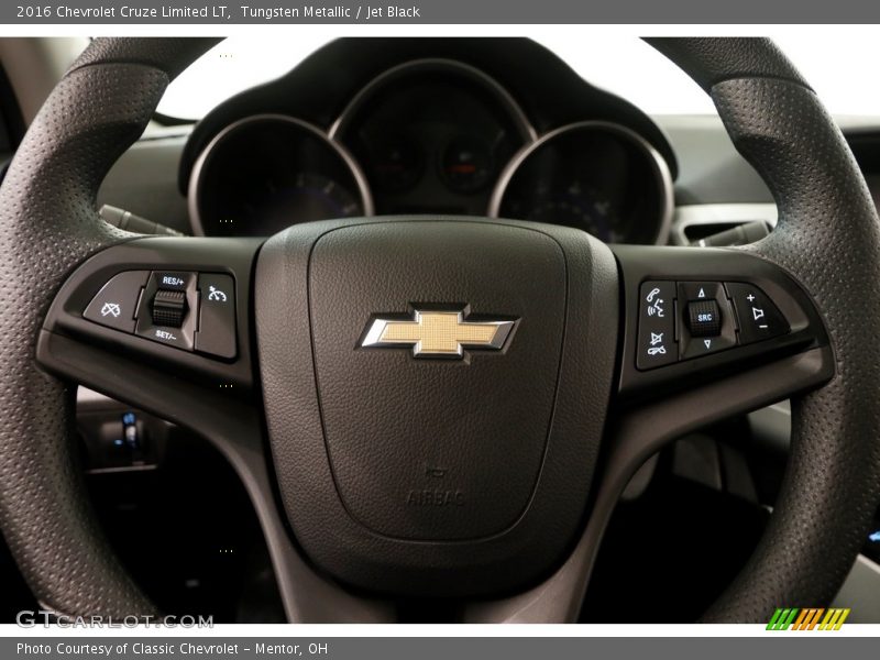 Tungsten Metallic / Jet Black 2016 Chevrolet Cruze Limited LT