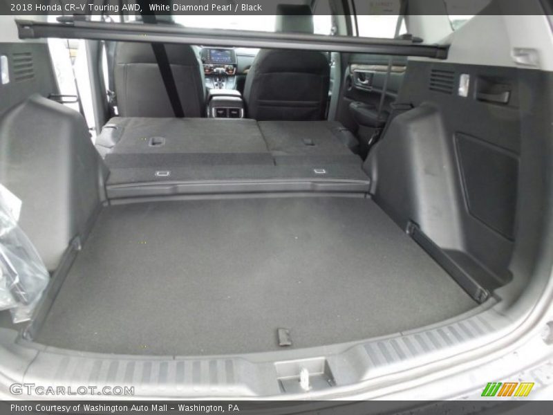 White Diamond Pearl / Black 2018 Honda CR-V Touring AWD
