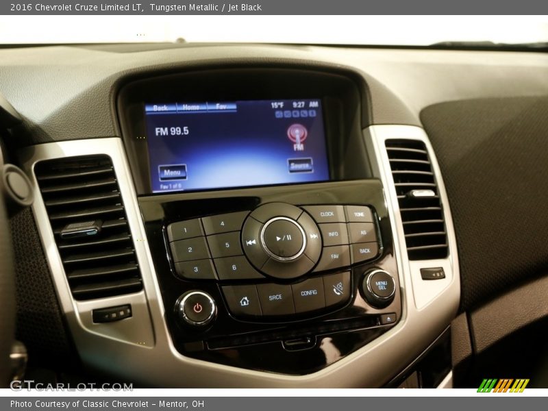 Tungsten Metallic / Jet Black 2016 Chevrolet Cruze Limited LT