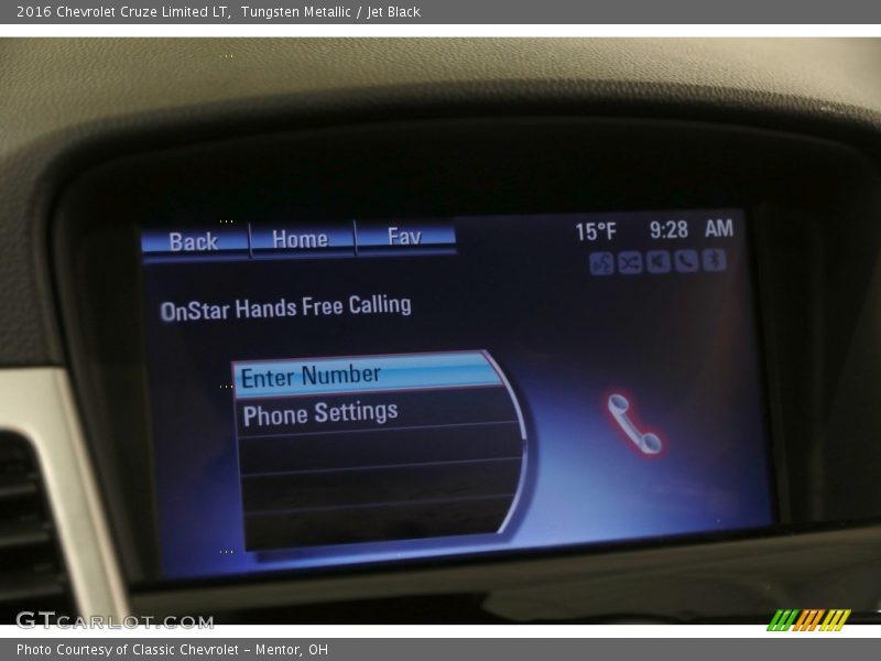 Tungsten Metallic / Jet Black 2016 Chevrolet Cruze Limited LT