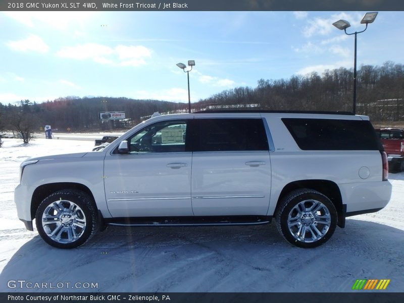 White Frost Tricoat / Jet Black 2018 GMC Yukon XL SLT 4WD