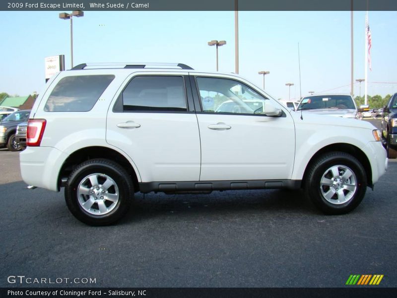 White Suede / Camel 2009 Ford Escape Limited