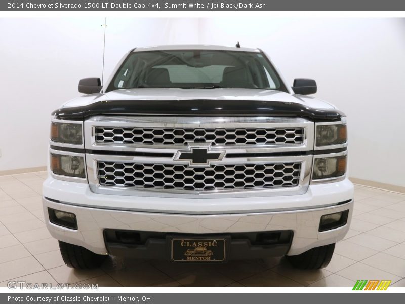 Summit White / Jet Black/Dark Ash 2014 Chevrolet Silverado 1500 LT Double Cab 4x4