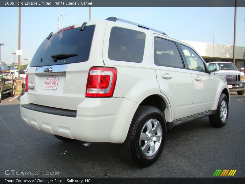 White Suede / Camel 2009 Ford Escape Limited