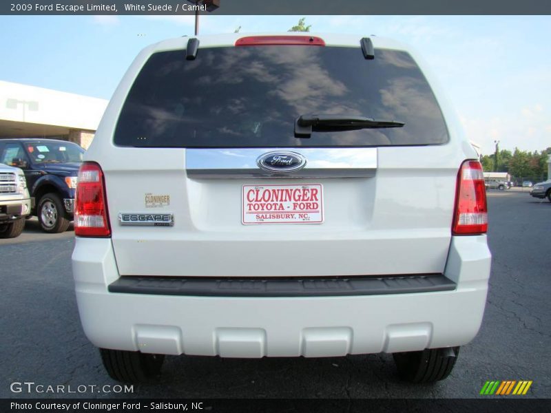 White Suede / Camel 2009 Ford Escape Limited