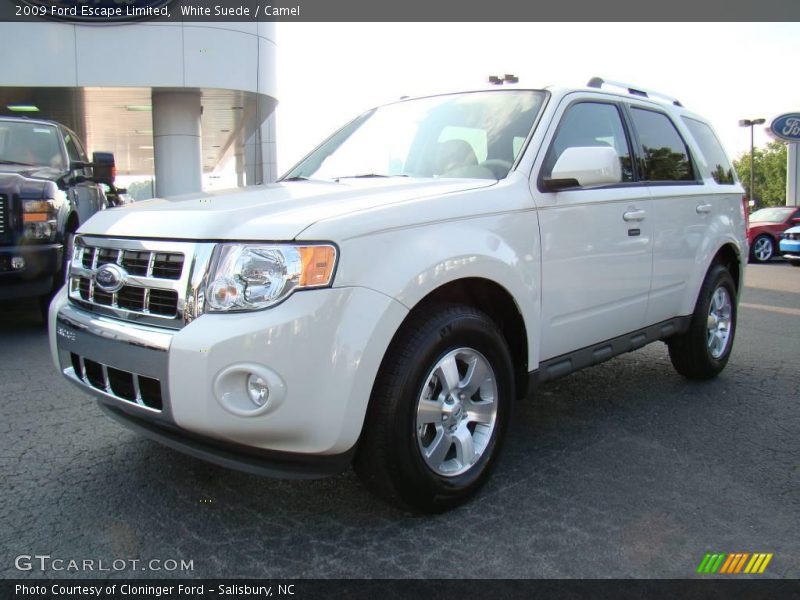 White Suede / Camel 2009 Ford Escape Limited