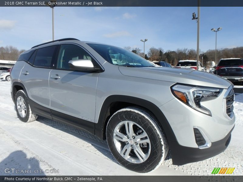 Quicksilver Metallic / ­Jet Black 2018 GMC Terrain SLE