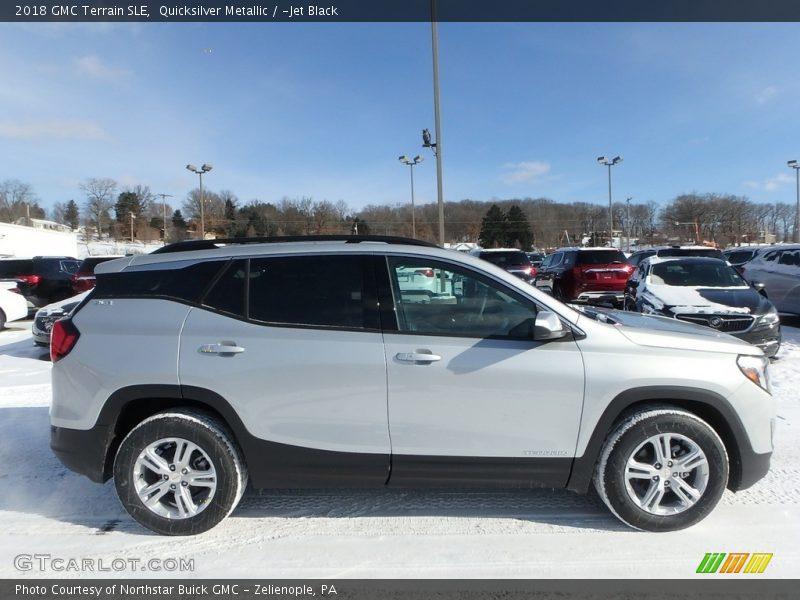 Quicksilver Metallic / ­Jet Black 2018 GMC Terrain SLE