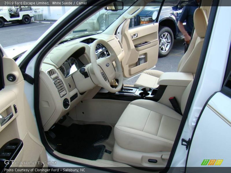 White Suede / Camel 2009 Ford Escape Limited