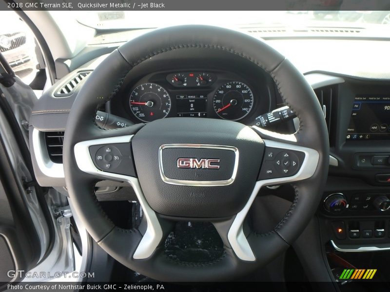 Quicksilver Metallic / ­Jet Black 2018 GMC Terrain SLE