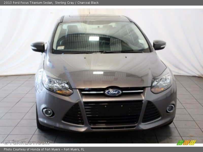 Sterling Gray / Charcoal Black 2013 Ford Focus Titanium Sedan