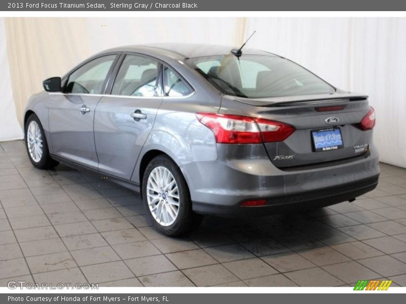 Sterling Gray / Charcoal Black 2013 Ford Focus Titanium Sedan