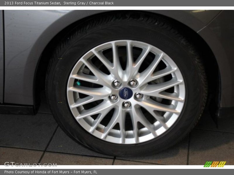 Sterling Gray / Charcoal Black 2013 Ford Focus Titanium Sedan