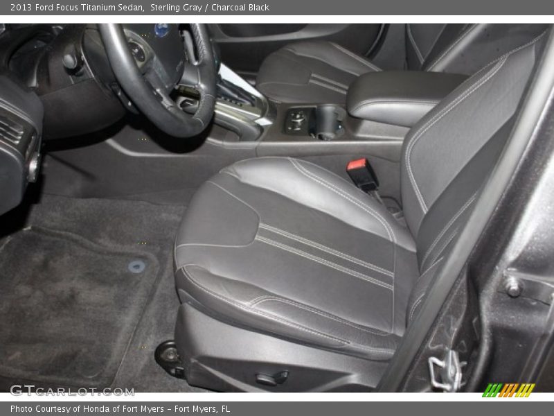 Sterling Gray / Charcoal Black 2013 Ford Focus Titanium Sedan