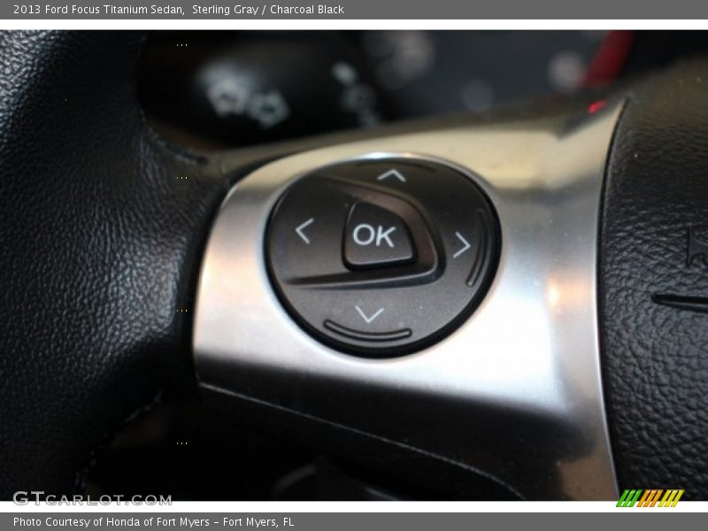 Sterling Gray / Charcoal Black 2013 Ford Focus Titanium Sedan
