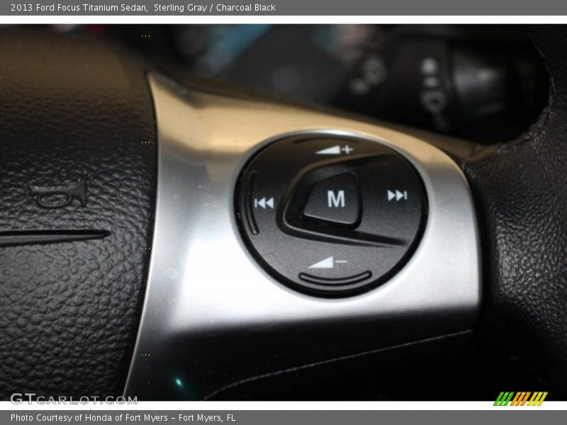Sterling Gray / Charcoal Black 2013 Ford Focus Titanium Sedan