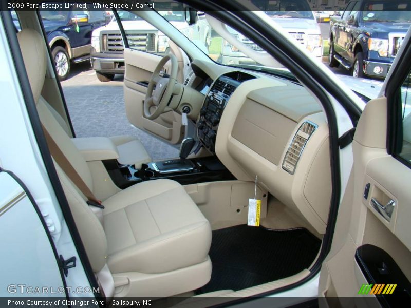 White Suede / Camel 2009 Ford Escape Limited