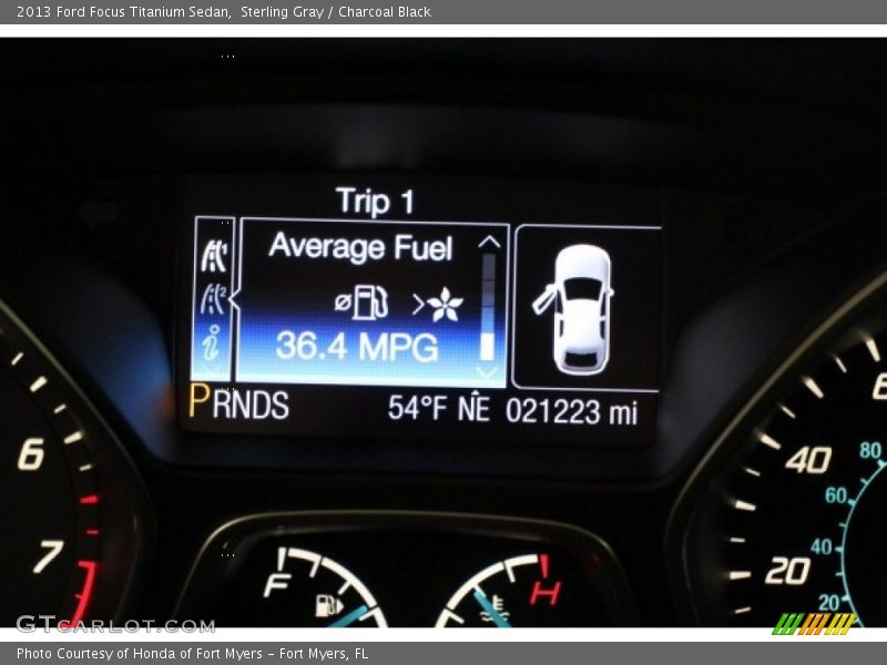 Sterling Gray / Charcoal Black 2013 Ford Focus Titanium Sedan