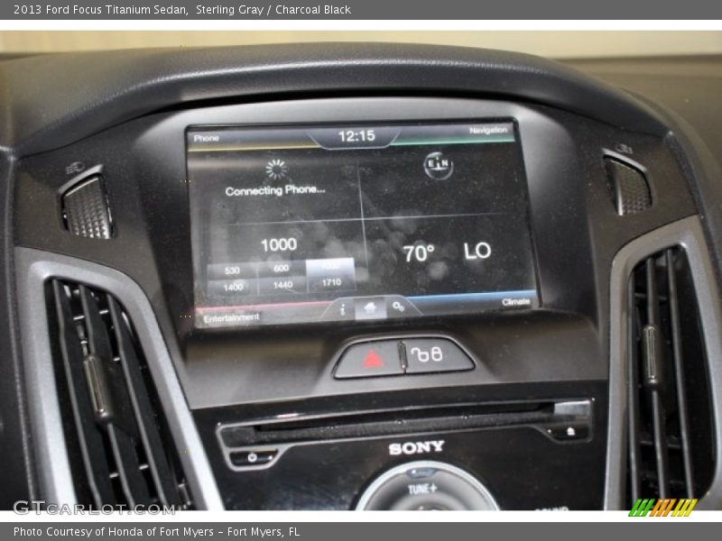 Sterling Gray / Charcoal Black 2013 Ford Focus Titanium Sedan