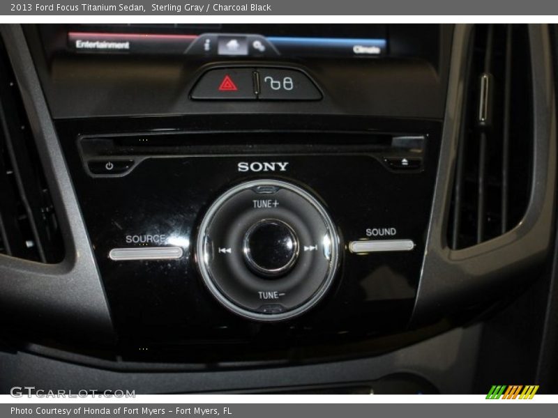 Sterling Gray / Charcoal Black 2013 Ford Focus Titanium Sedan
