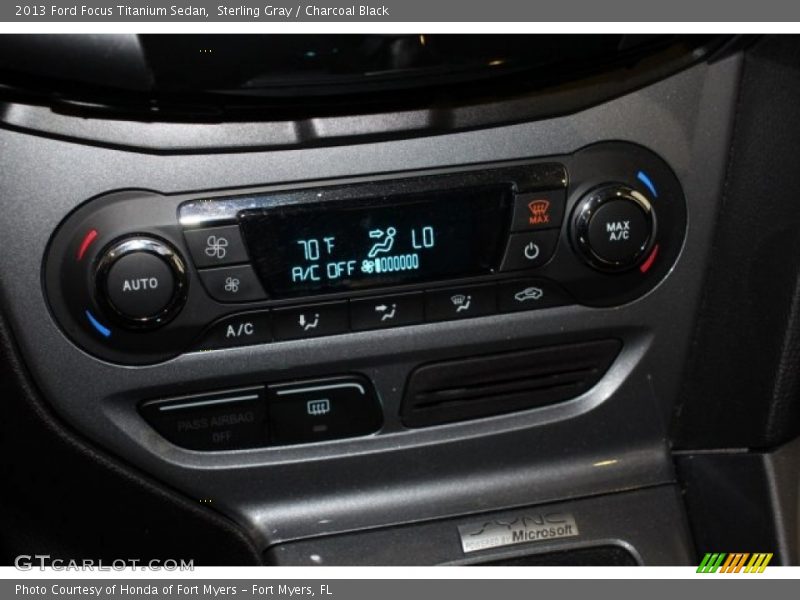 Sterling Gray / Charcoal Black 2013 Ford Focus Titanium Sedan