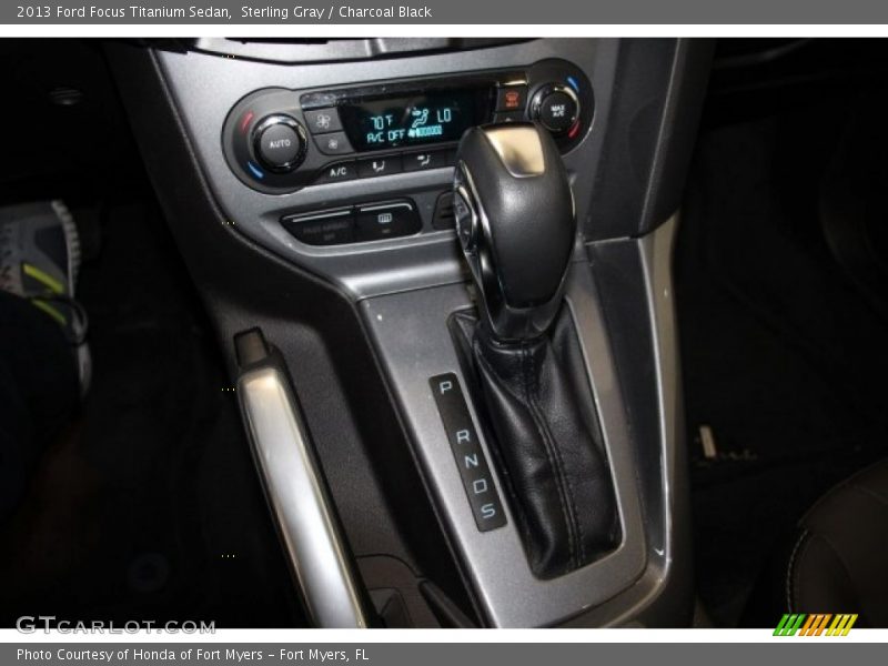 Sterling Gray / Charcoal Black 2013 Ford Focus Titanium Sedan