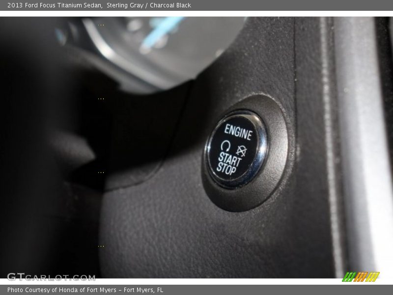 Sterling Gray / Charcoal Black 2013 Ford Focus Titanium Sedan