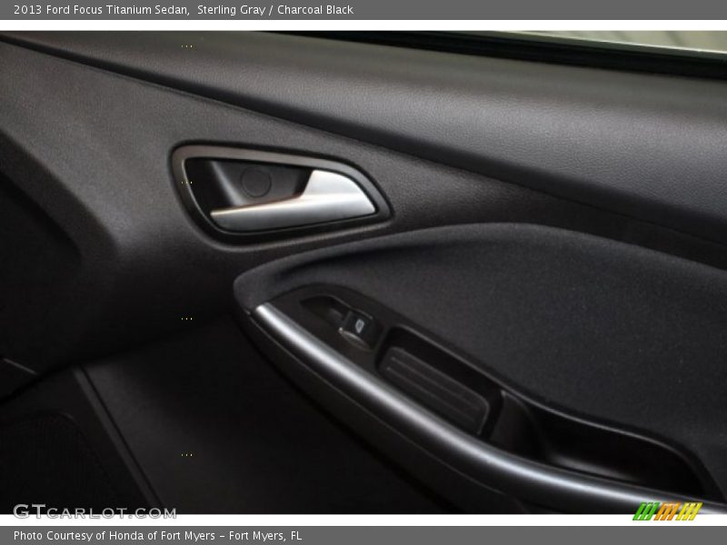 Sterling Gray / Charcoal Black 2013 Ford Focus Titanium Sedan