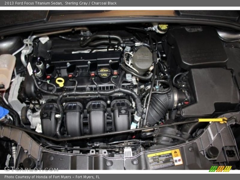 Sterling Gray / Charcoal Black 2013 Ford Focus Titanium Sedan