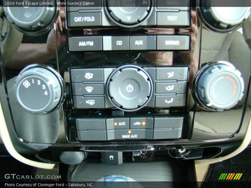 White Suede / Camel 2009 Ford Escape Limited