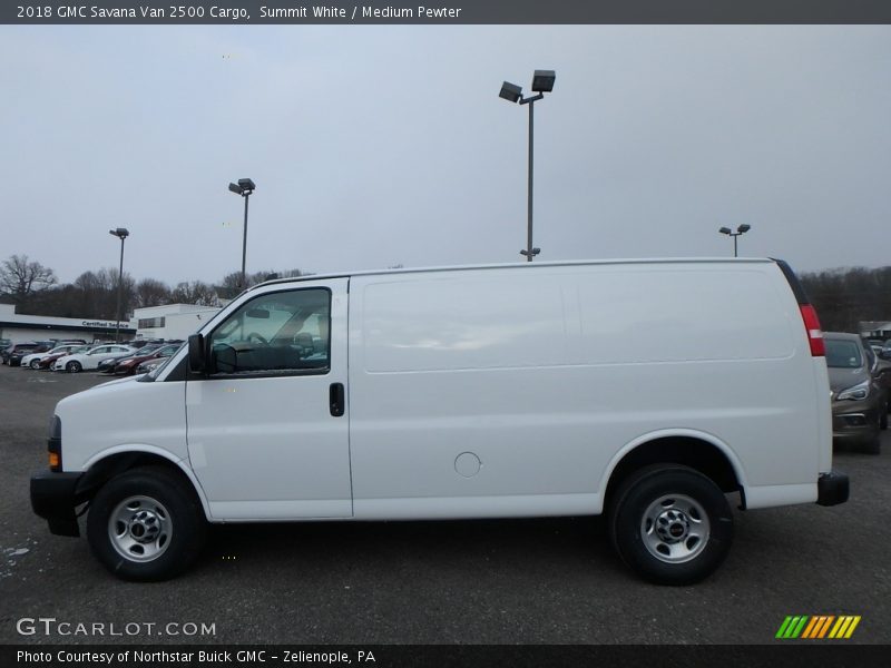  2018 Savana Van 2500 Cargo Summit White