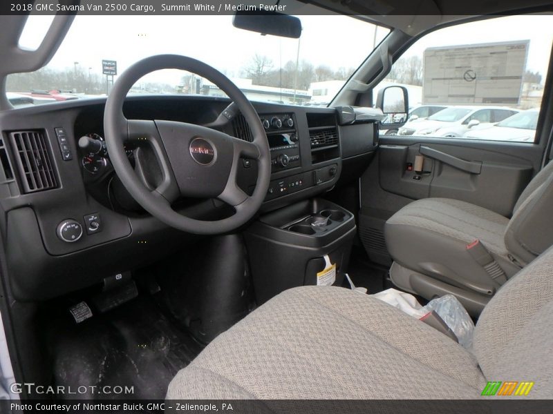  2018 Savana Van 2500 Cargo Medium Pewter Interior