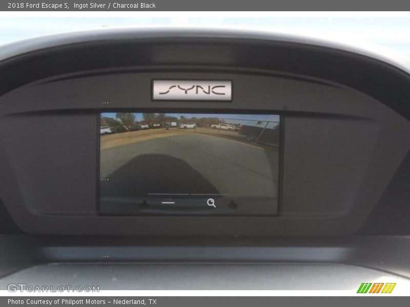 Ingot Silver / Charcoal Black 2018 Ford Escape S