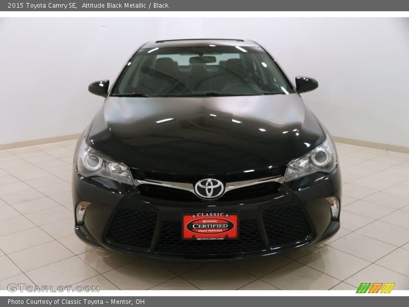 Attitude Black Metallic / Black 2015 Toyota Camry SE