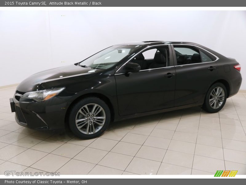 Attitude Black Metallic / Black 2015 Toyota Camry SE