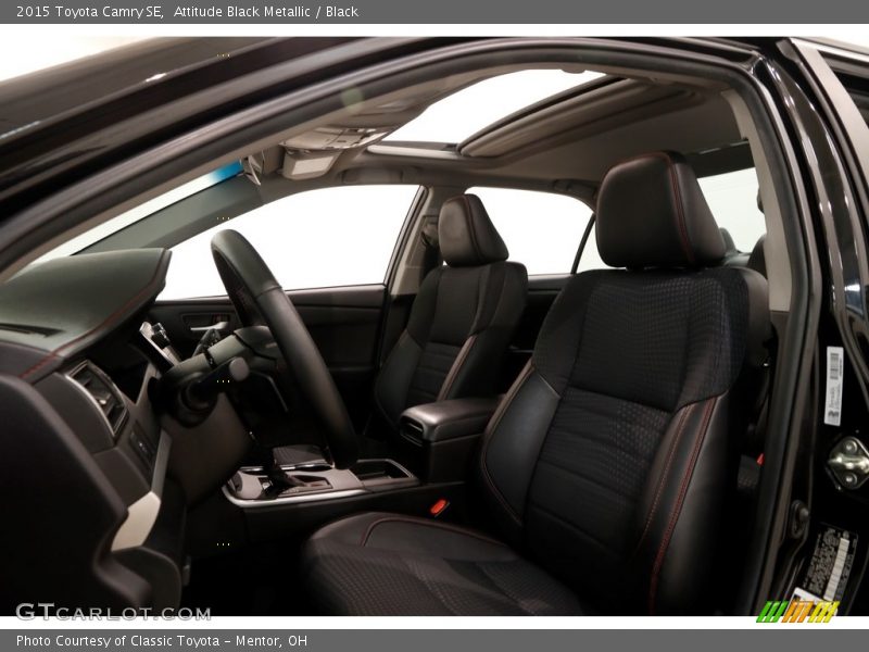 Attitude Black Metallic / Black 2015 Toyota Camry SE