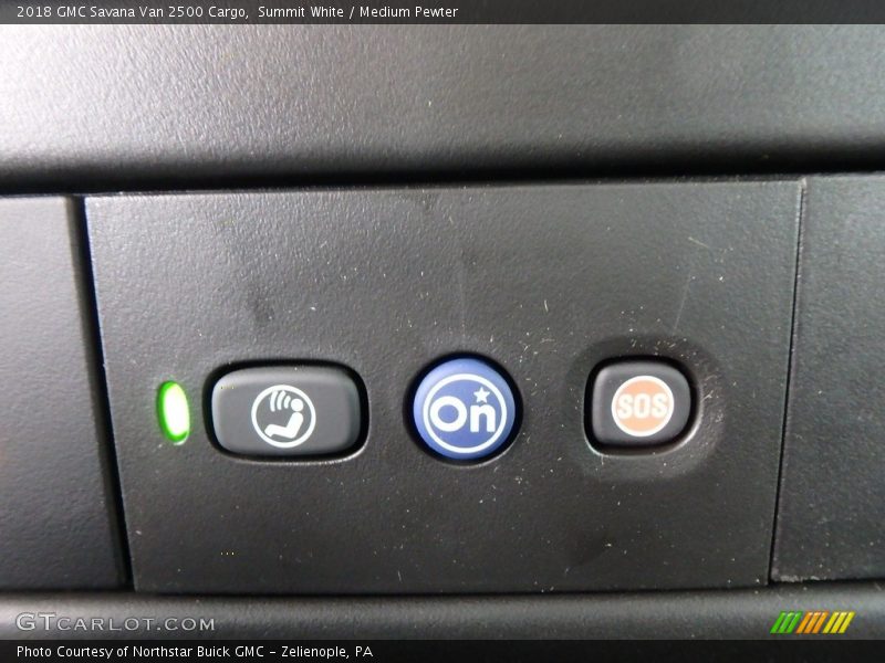 Controls of 2018 Savana Van 2500 Cargo