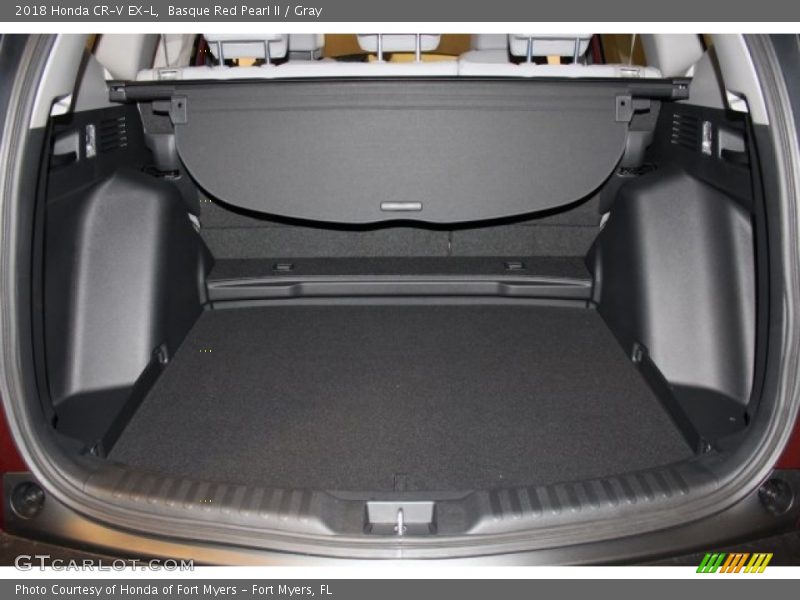 Basque Red Pearl II / Gray 2018 Honda CR-V EX-L