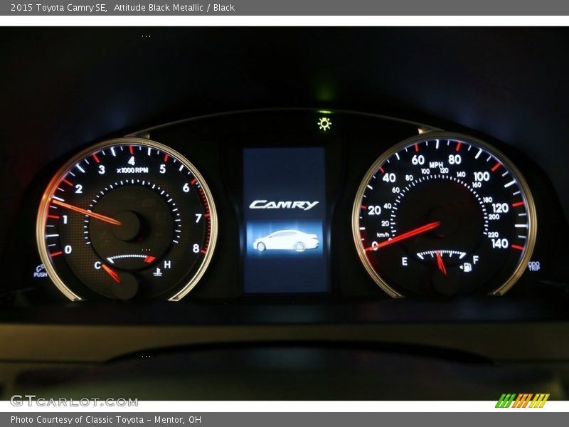Attitude Black Metallic / Black 2015 Toyota Camry SE