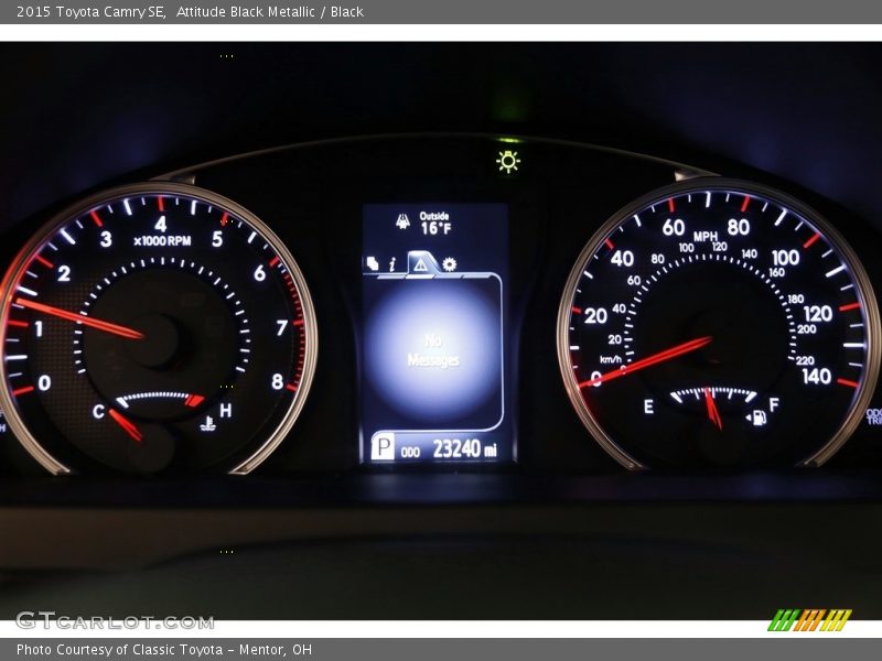 Attitude Black Metallic / Black 2015 Toyota Camry SE