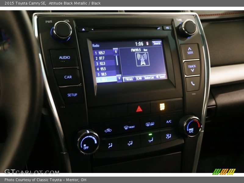 Attitude Black Metallic / Black 2015 Toyota Camry SE